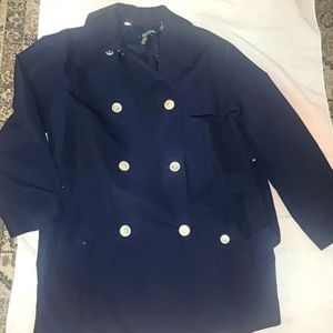 COPY - Ralph Lauren nave blue rain coat